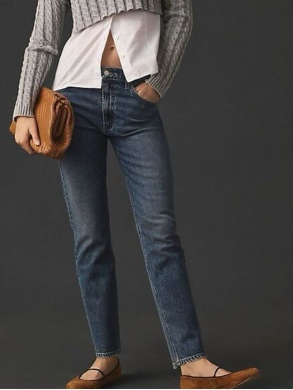 AGolde Willow Mid Rise Slim Jeans